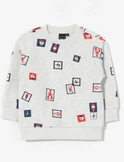 Printed Fleece Sweatshirt