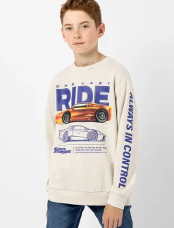 Printed Fleece Sweatshirt
