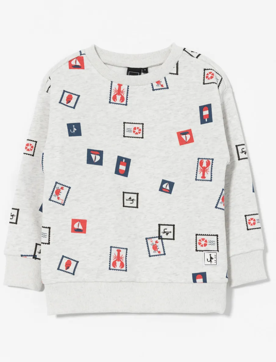 Printed Fleece Sweatshirt - Little Boy
