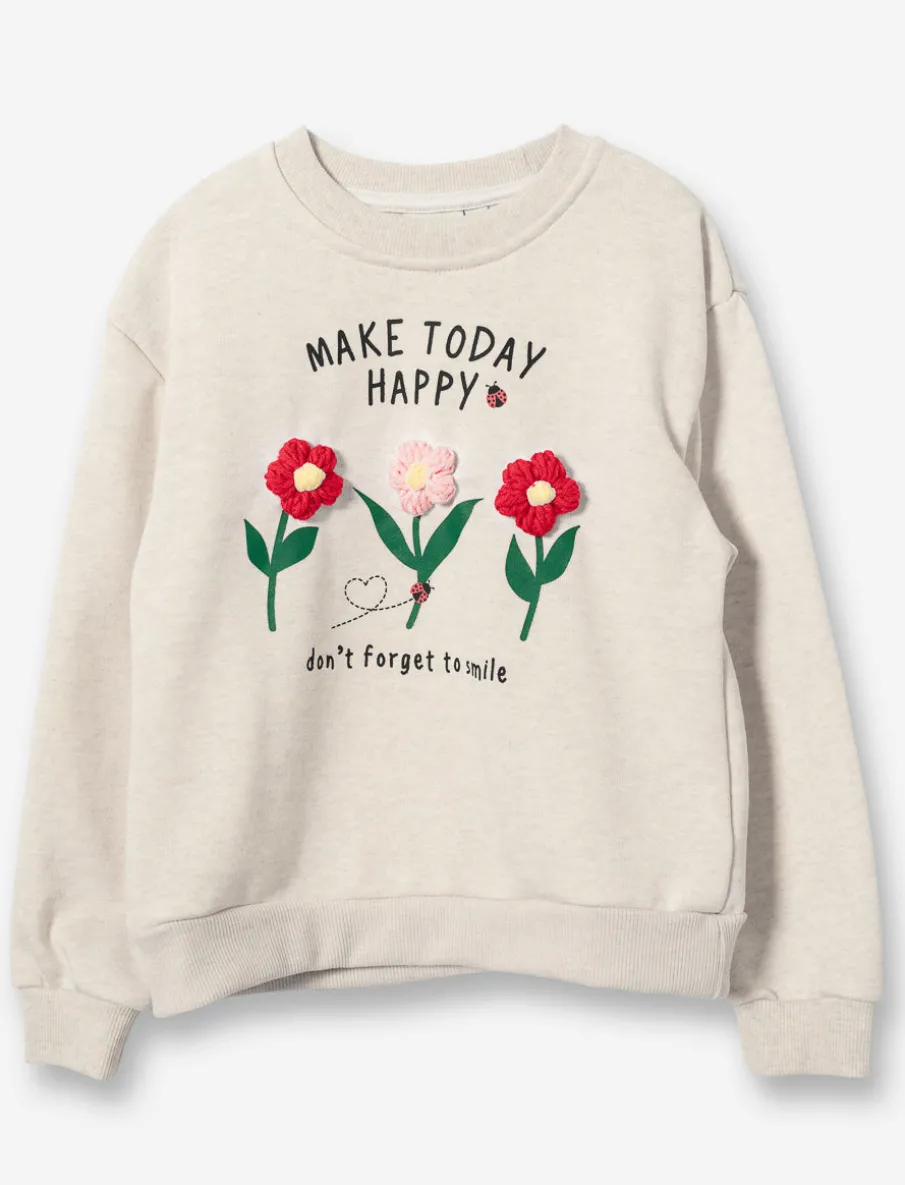 Printed Fleece Sweatshirt