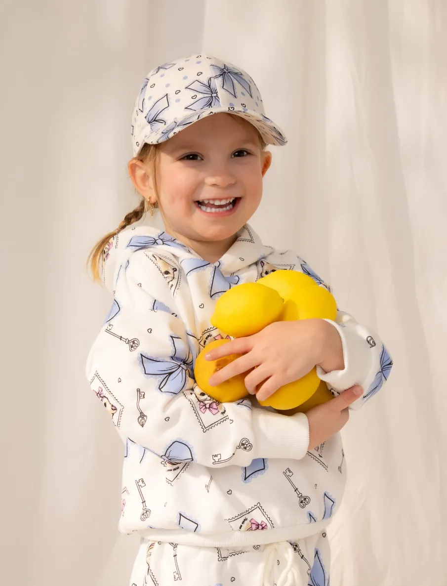 Printed Hooded Sweatshirt - Little Girls