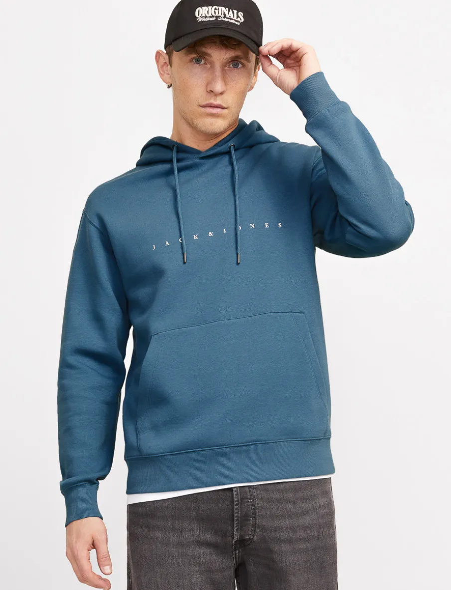 Printed Hoodie with Kangaroo Pocket