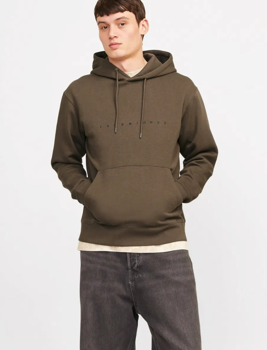 Printed Hoodie with Kangaroo Pocket