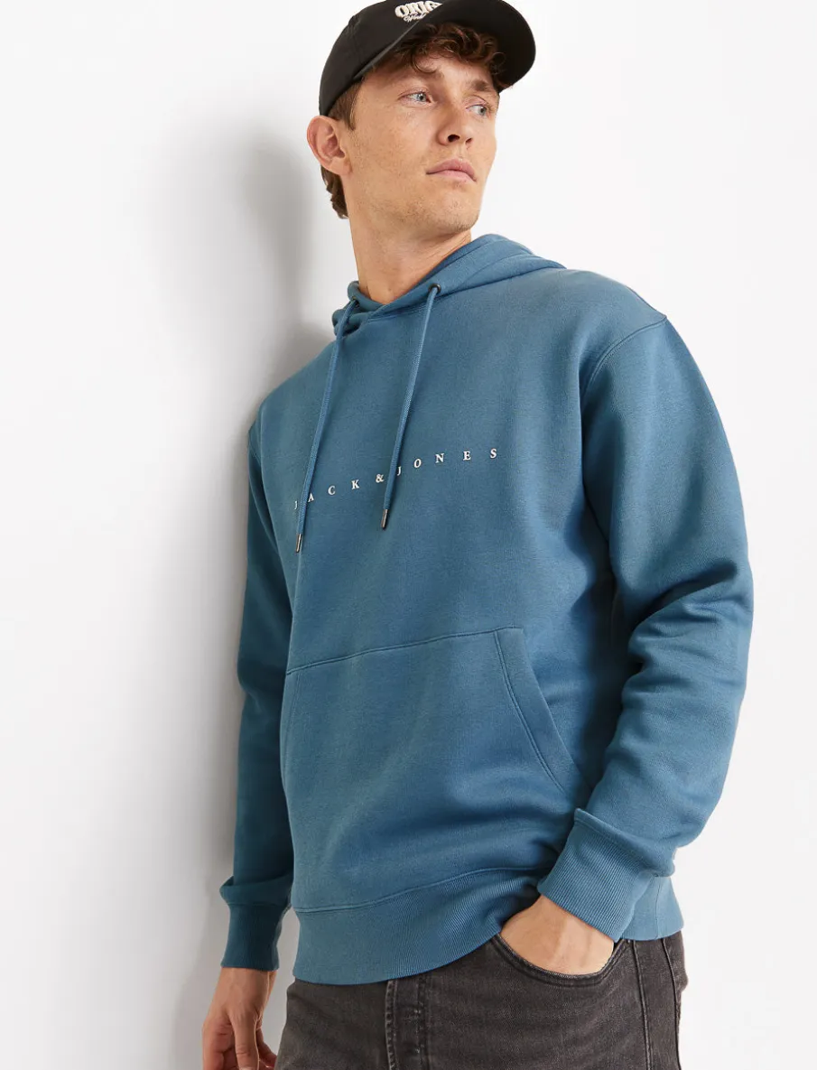 Printed Hoodie with Kangaroo Pocket