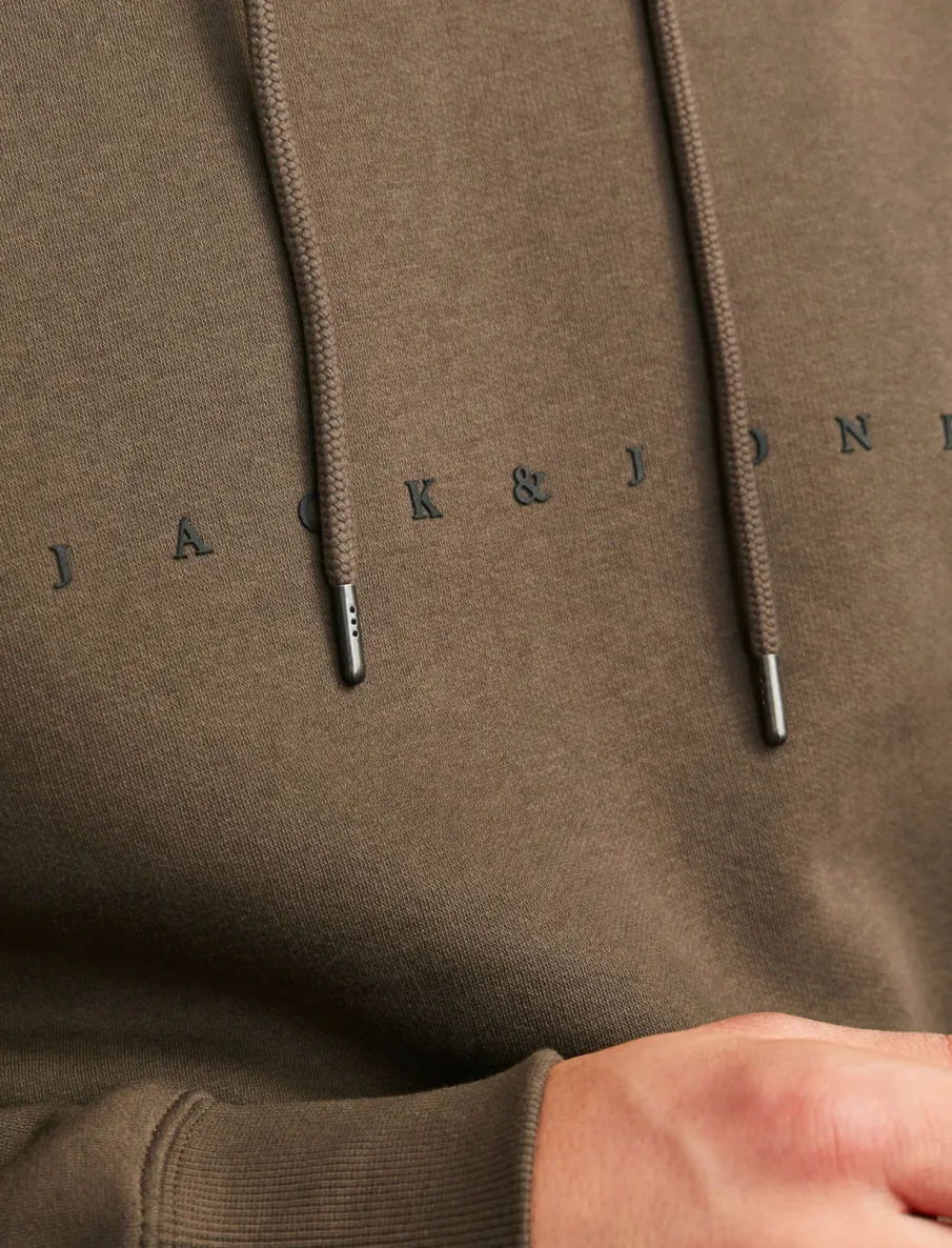 Printed Hoodie with Kangaroo Pocket