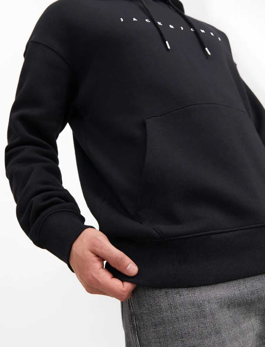 Printed Hoodie with Kangaroo Pocket