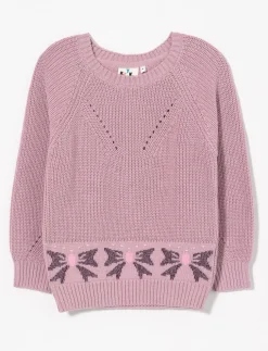 Printed Knit Sweater - Little Girl