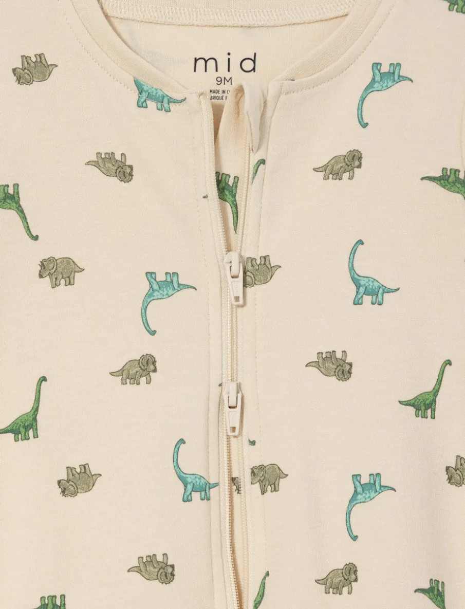 Printed onesie PJ with Anti-slip Feet