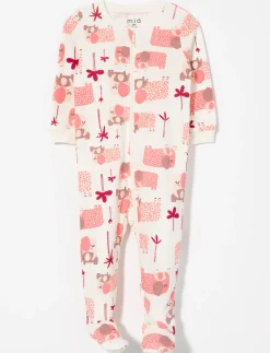 Printed Onesie PJ with Anti-slip Feet