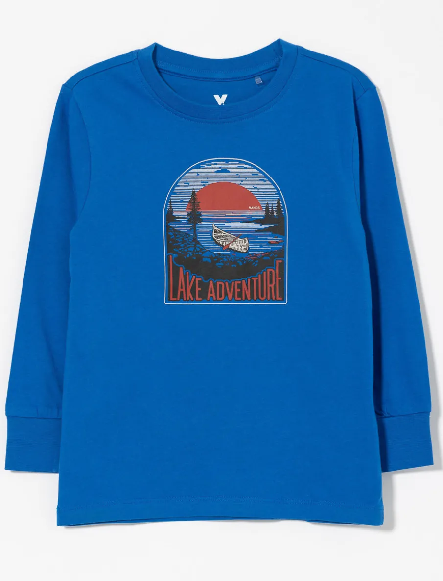 Printed Organic Cotton T-shirt - Little Boy