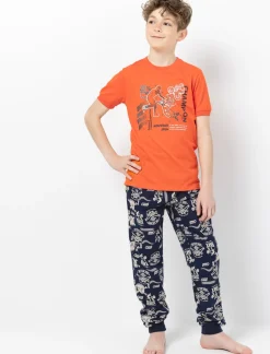 Printed Pajama Set