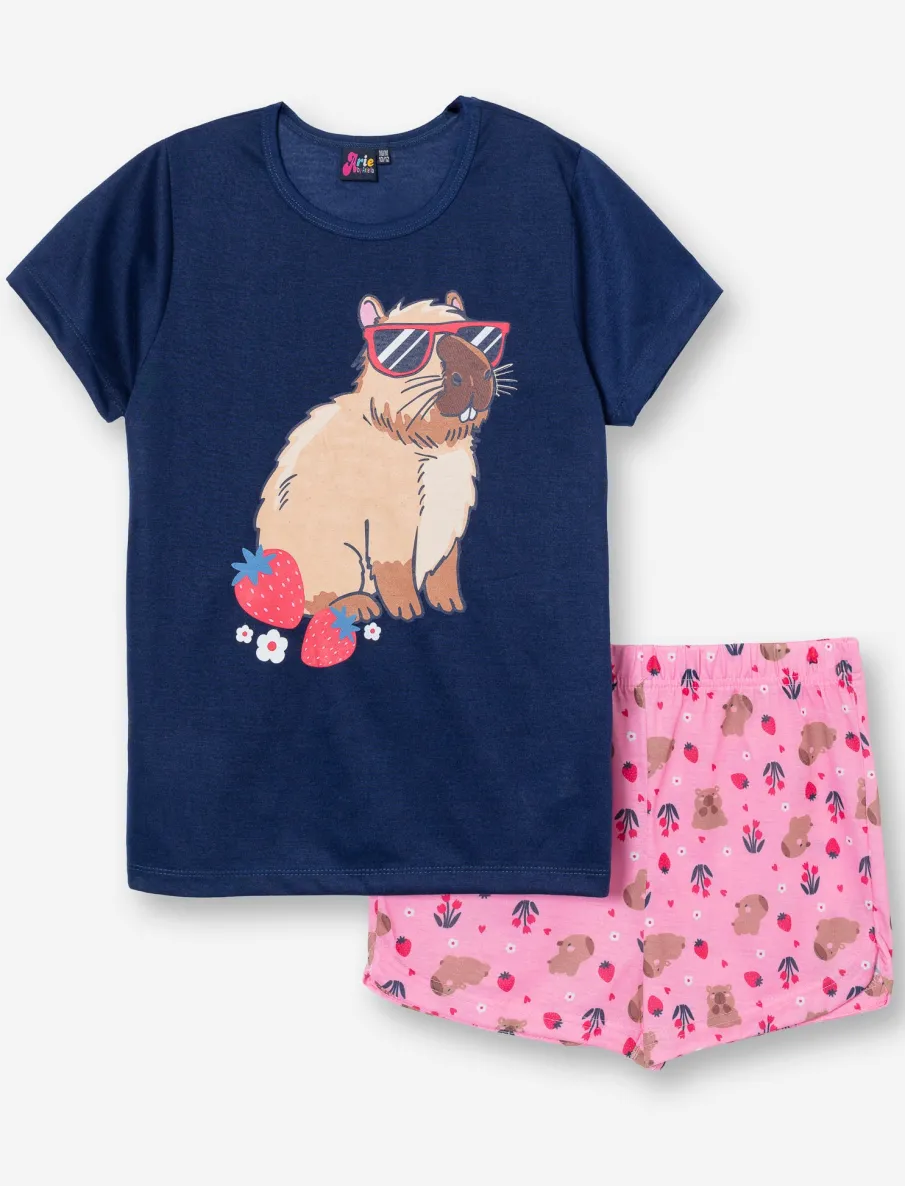 Printed Pajama Set