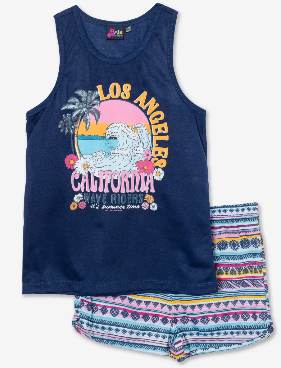 Printed Pajama Set
