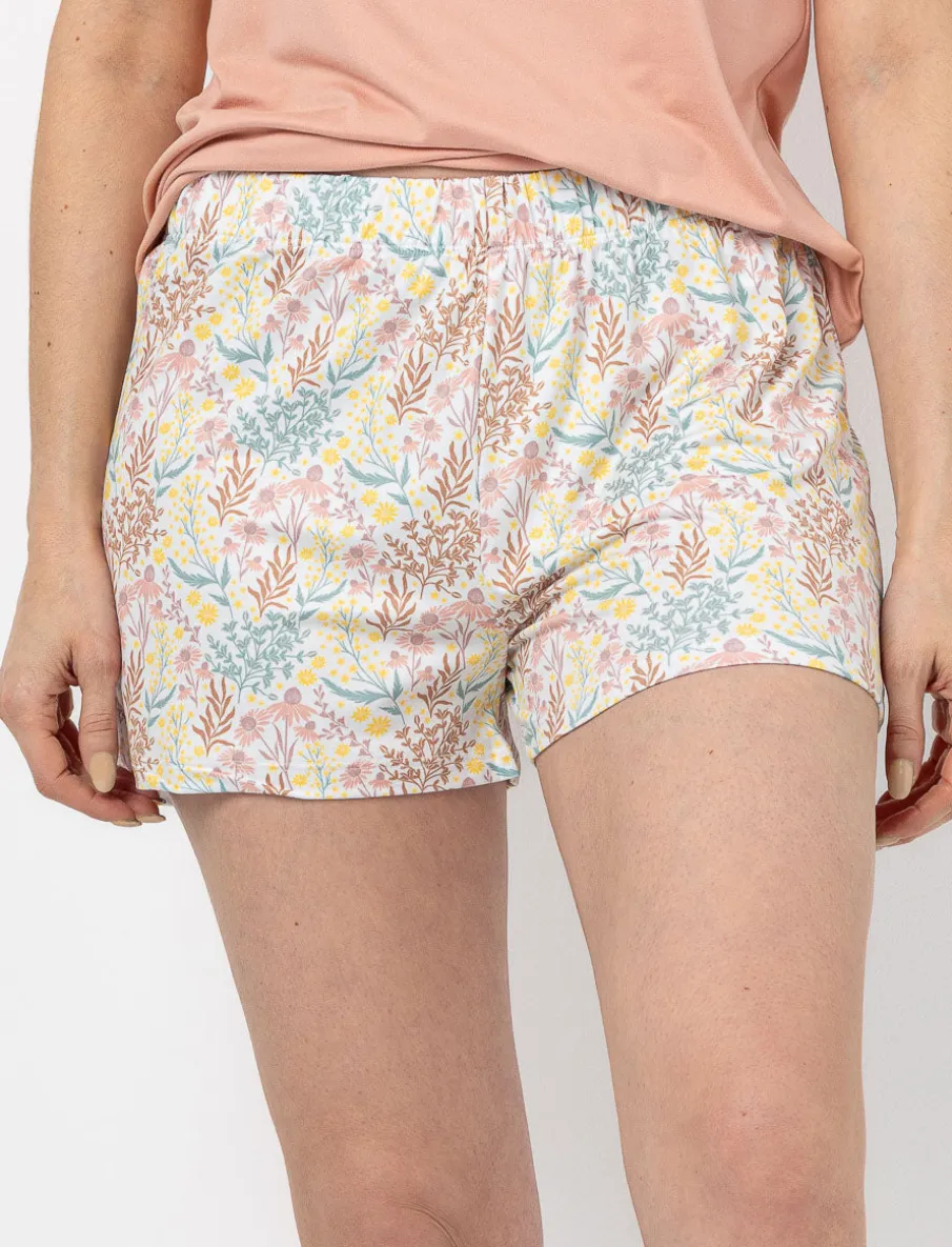 Printed Pajama Shorts