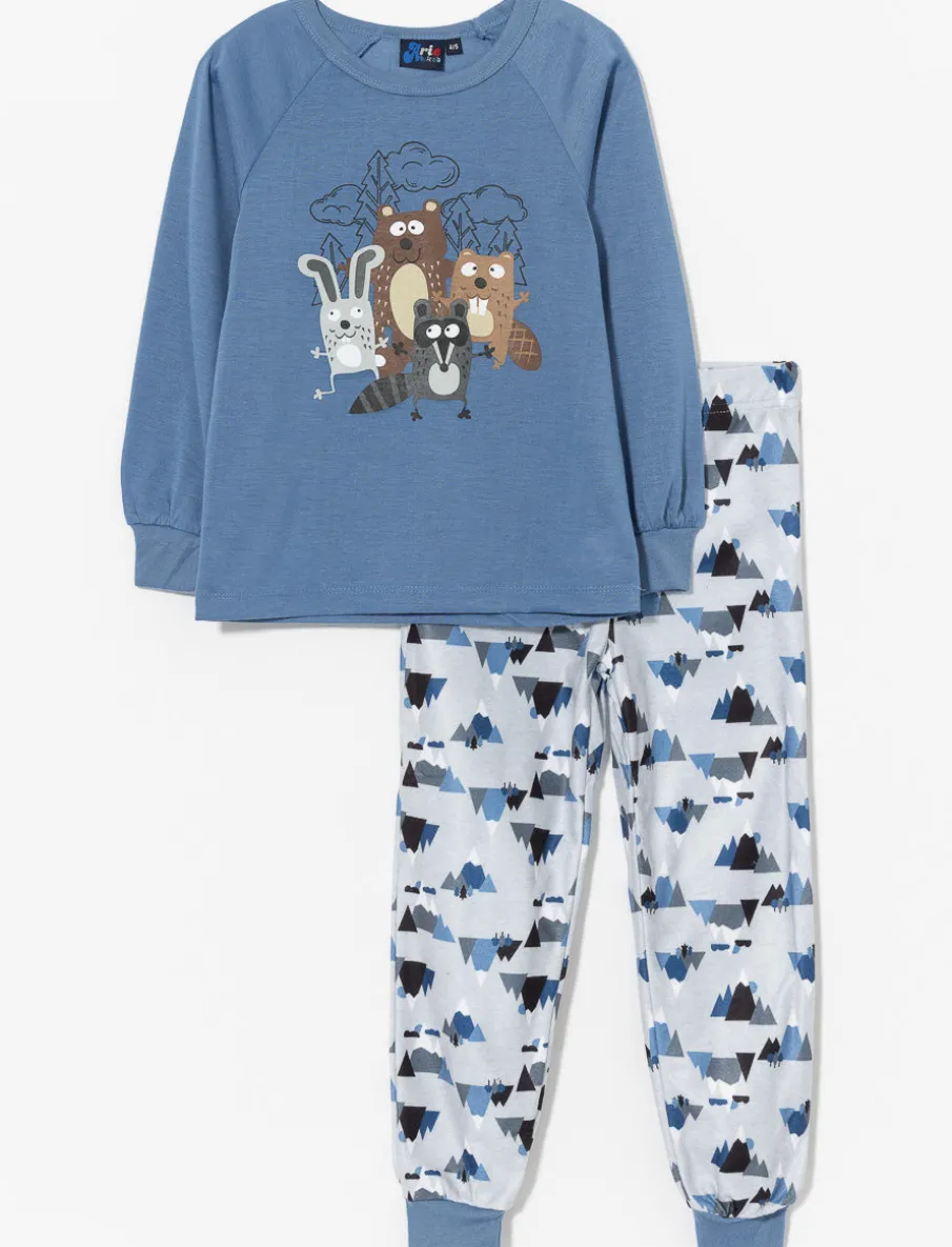 Printed 2-piece PJ Set - Little Boy