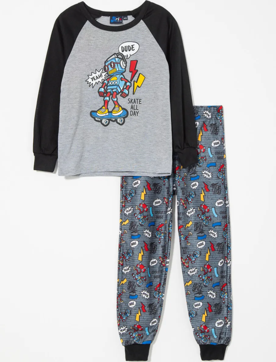 Printed 2-piece PJ Set - Little Boy