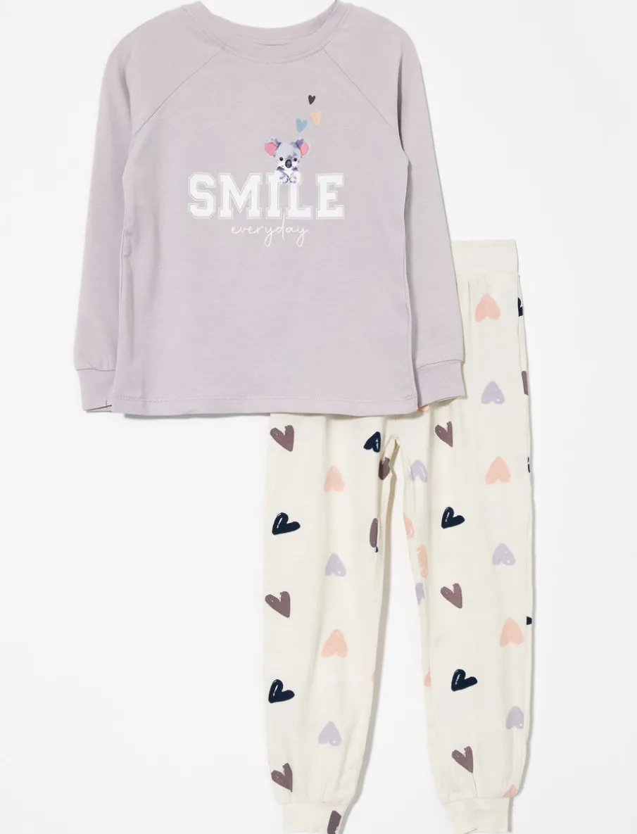 Printed 2-piece PJ Set - Little Girl