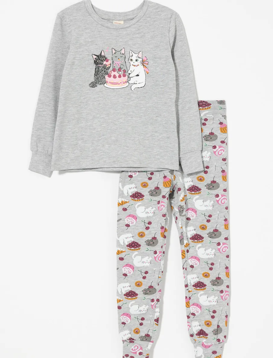 Printed 2-piece PJ Set - Little Girl