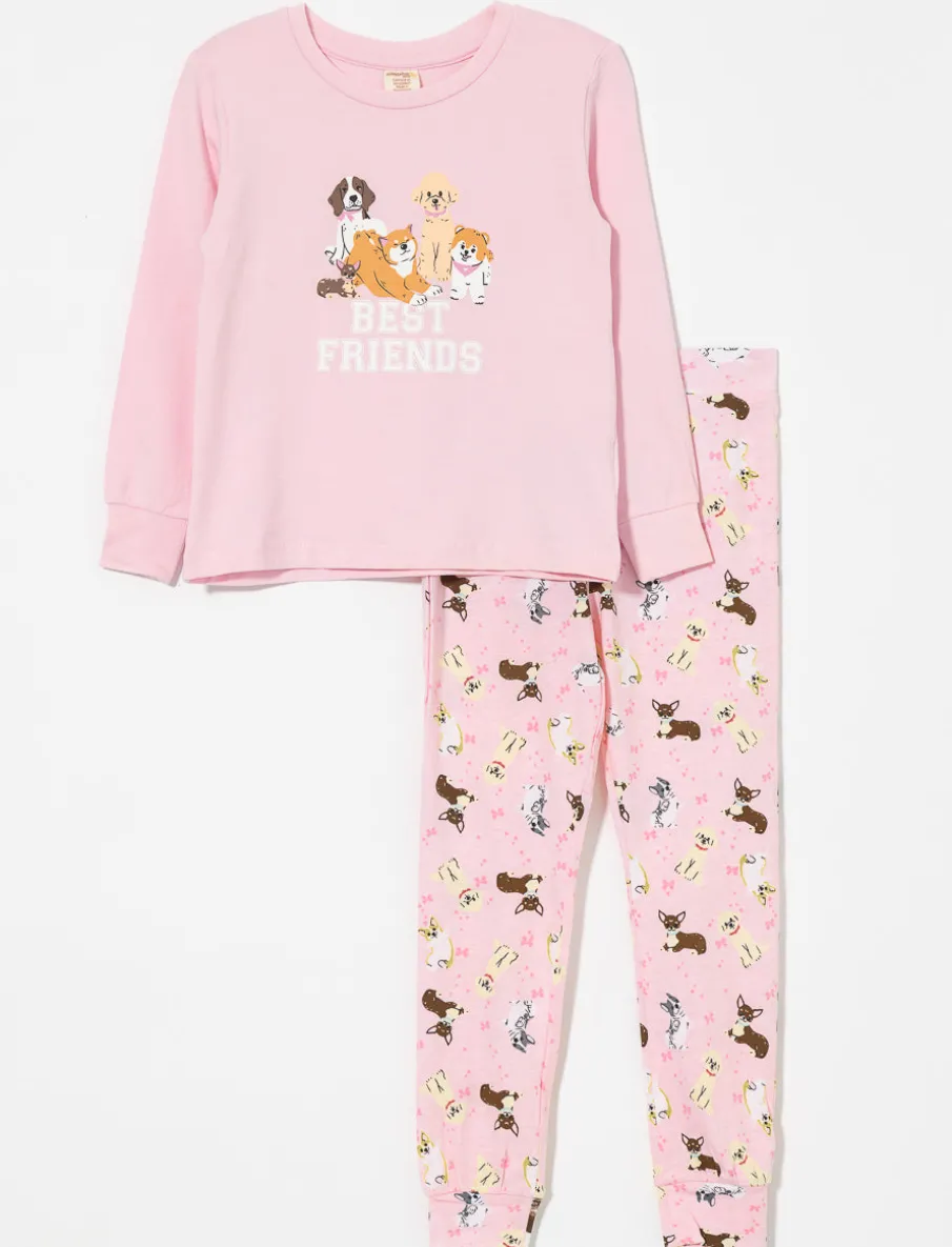 Printed 2-piece PJ Set - Little Girl