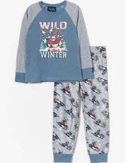 Printed 2-piece PJ Set - Little Boy