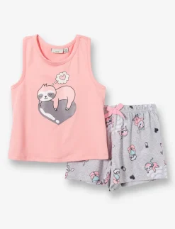 Printed 2-piece PJ Set - Little Girl
