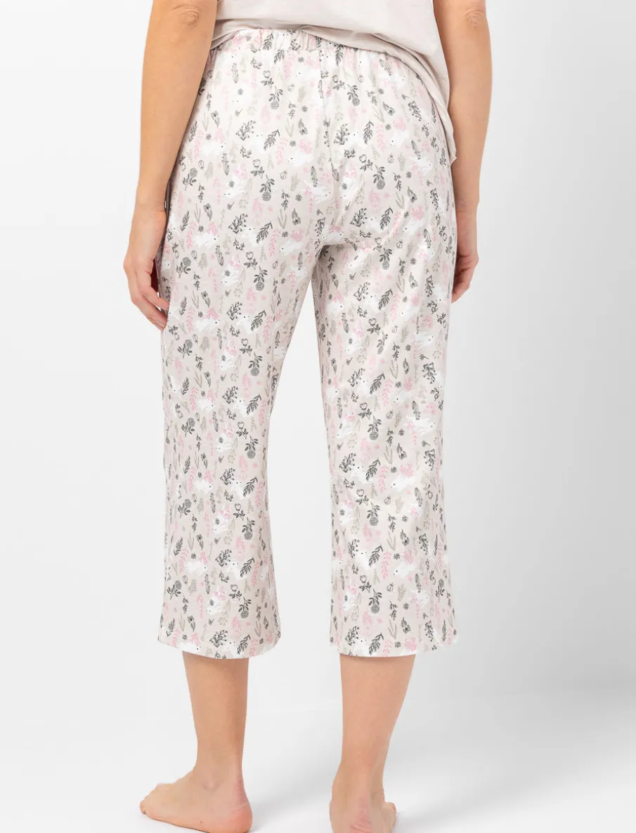 Printed PJ Capri