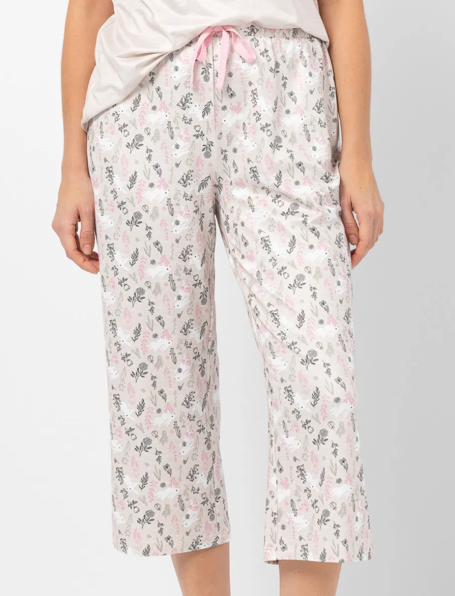 Printed PJ Capri