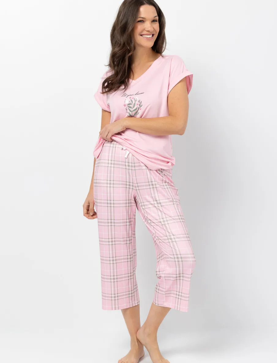 Printed PJ Capri
