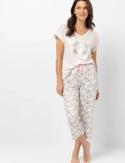 Printed PJ Capri