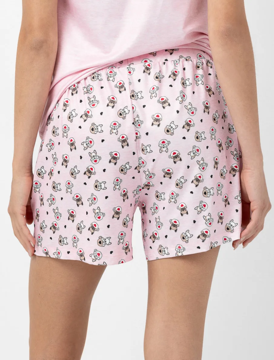 Printed PJ Shorts