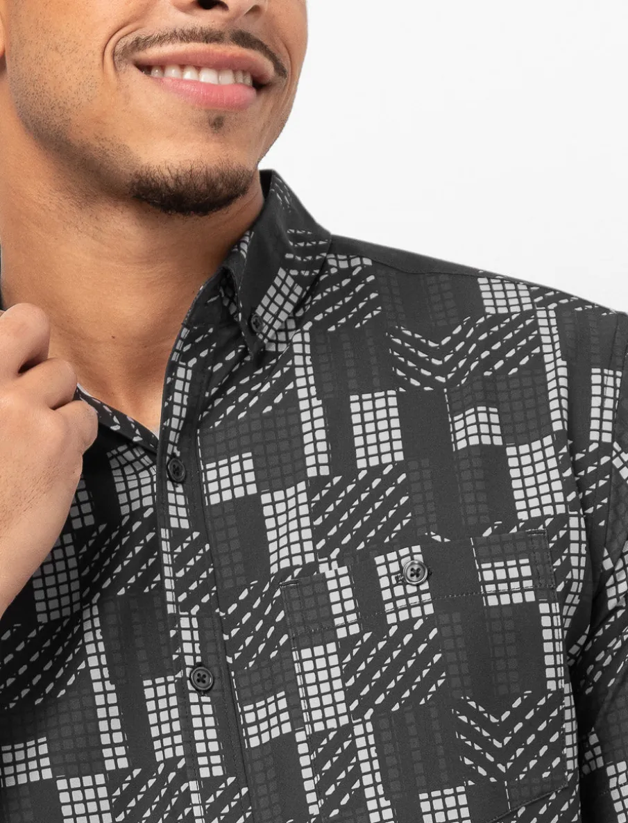 Printed Pocket Shirt