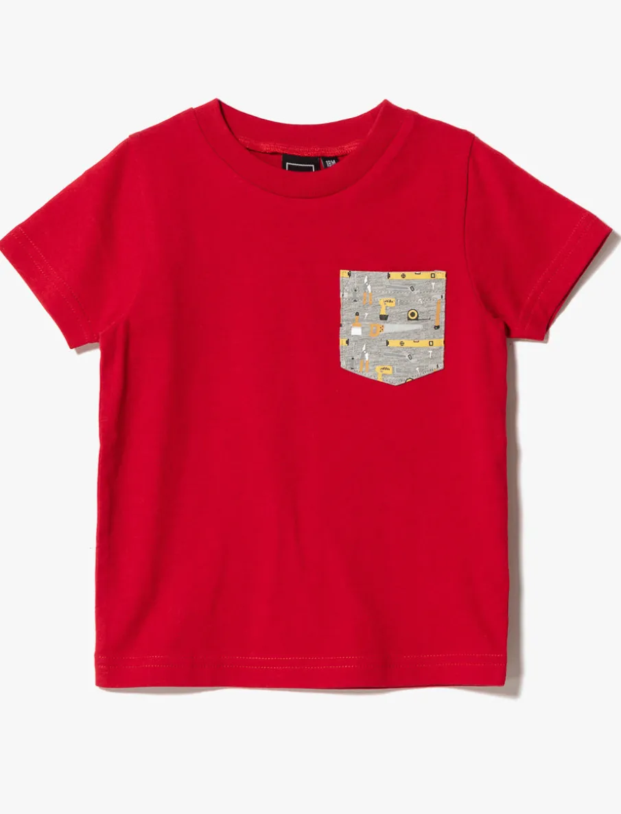 Printed Pocket T-shirt - Baby Boy