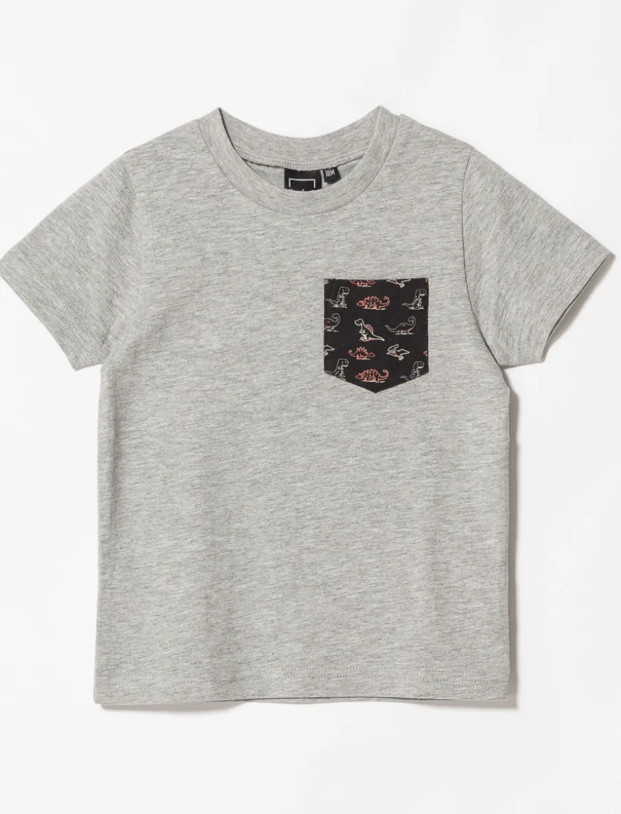 Printed Pocket T-shirt - Baby Boy