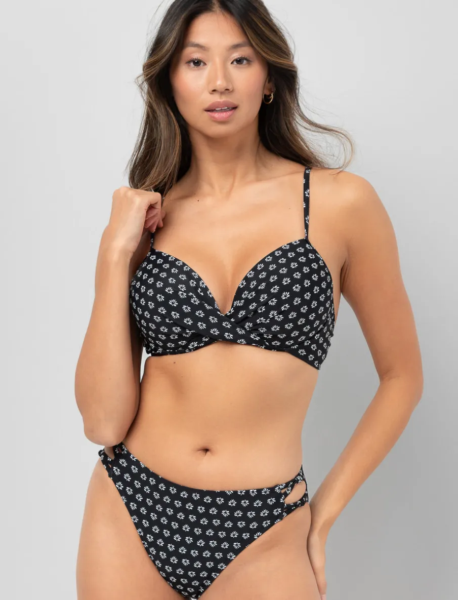 Printed Push-up Bikini Top