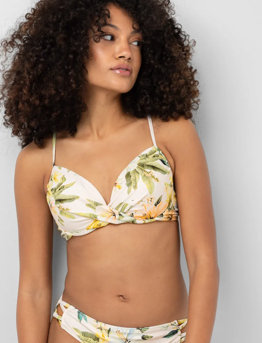 Printed Push-up Bikini Top