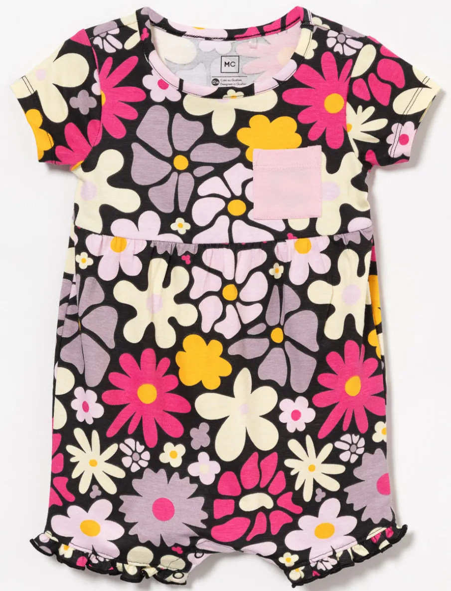 Printed Romper