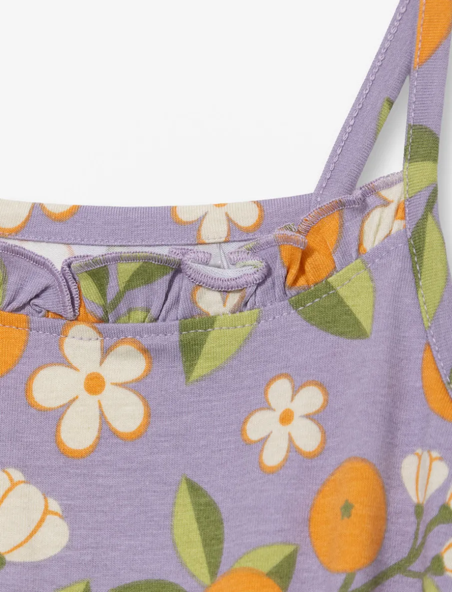 Printed Romper - Little Girl