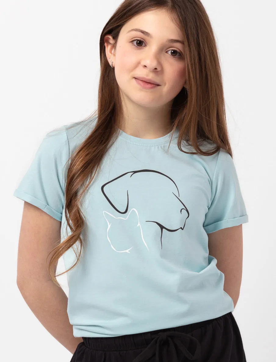 Printed Round Neck T-shirt