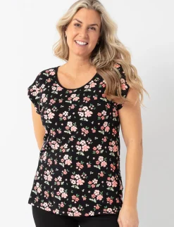 Printed Round-neck T-shirt