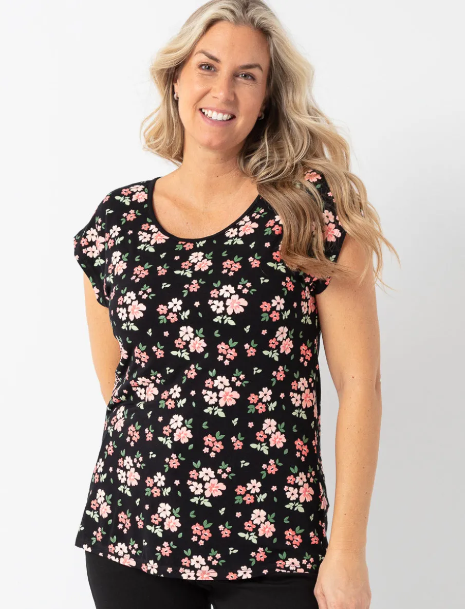 Printed Round-neck T-shirt