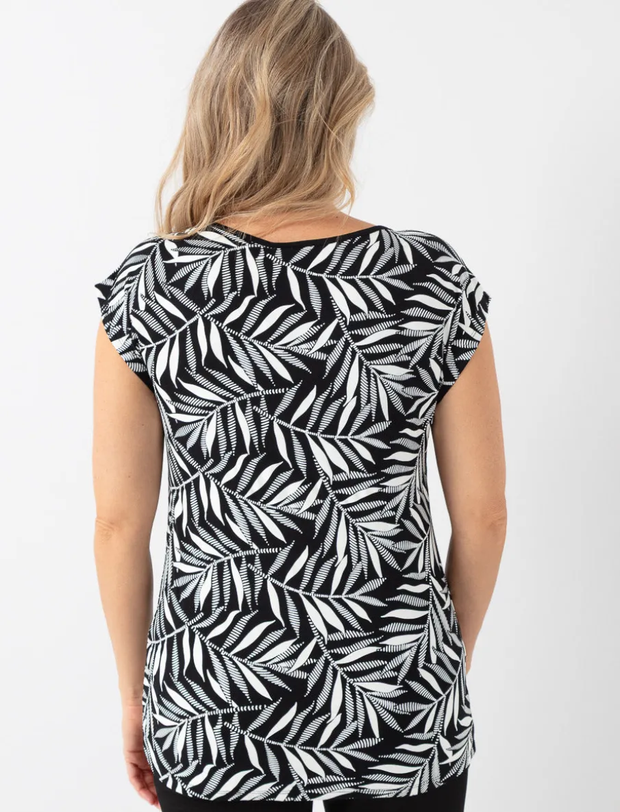 Printed Round-neck T-shirt