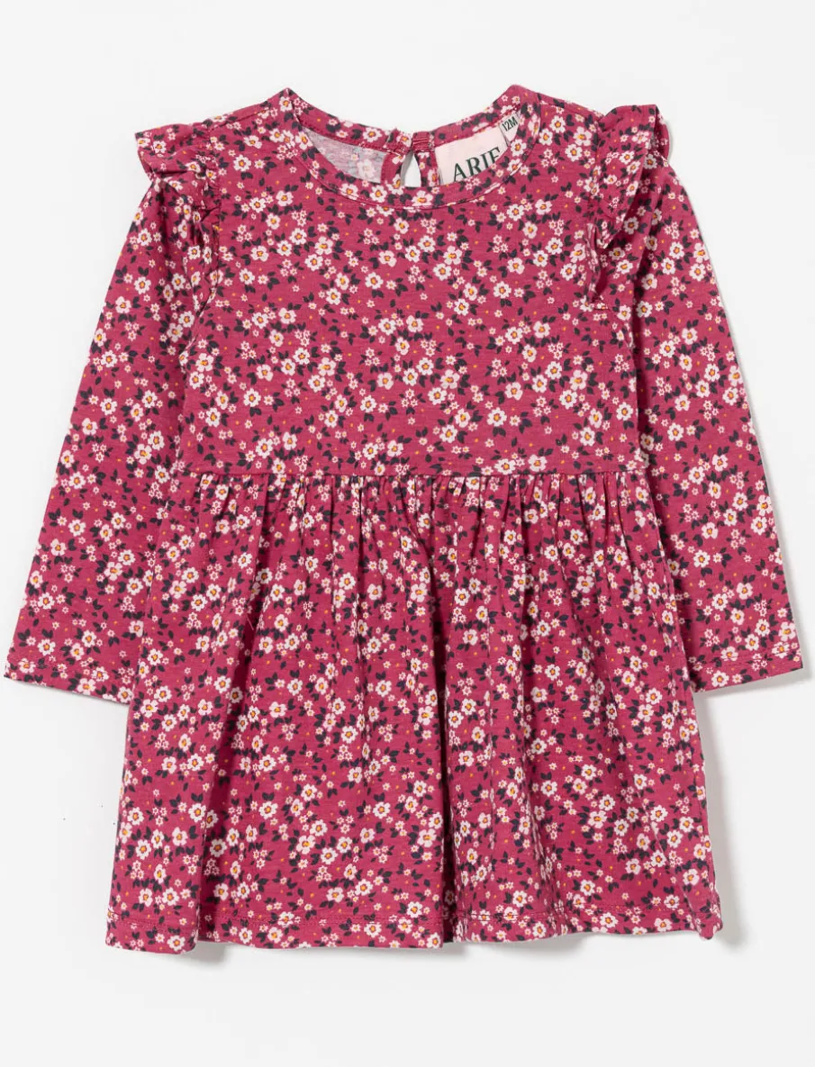Printed Ruffle Dress - Baby Girl