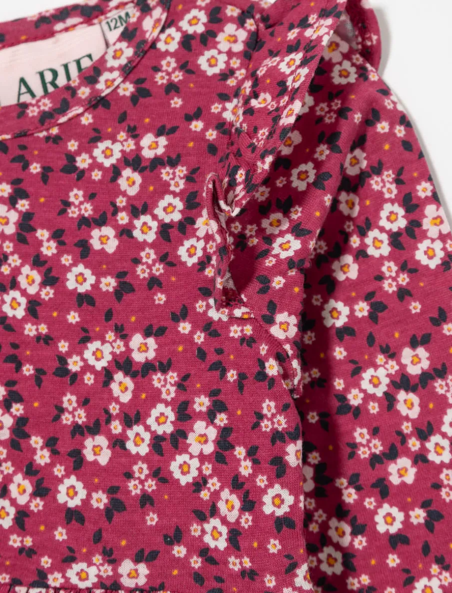 Printed Ruffle Dress - Baby Girl