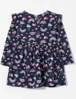 Printed Ruffle Dress - Baby Girl