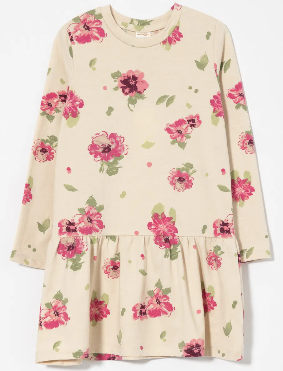 Printed Ruffle Dress - Little Girl