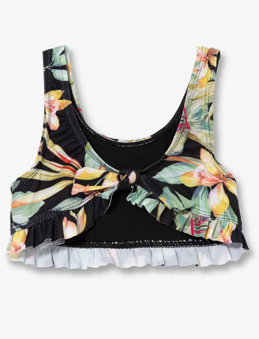 Printed Ruffled 2-piece Swimsuit - Little Girl