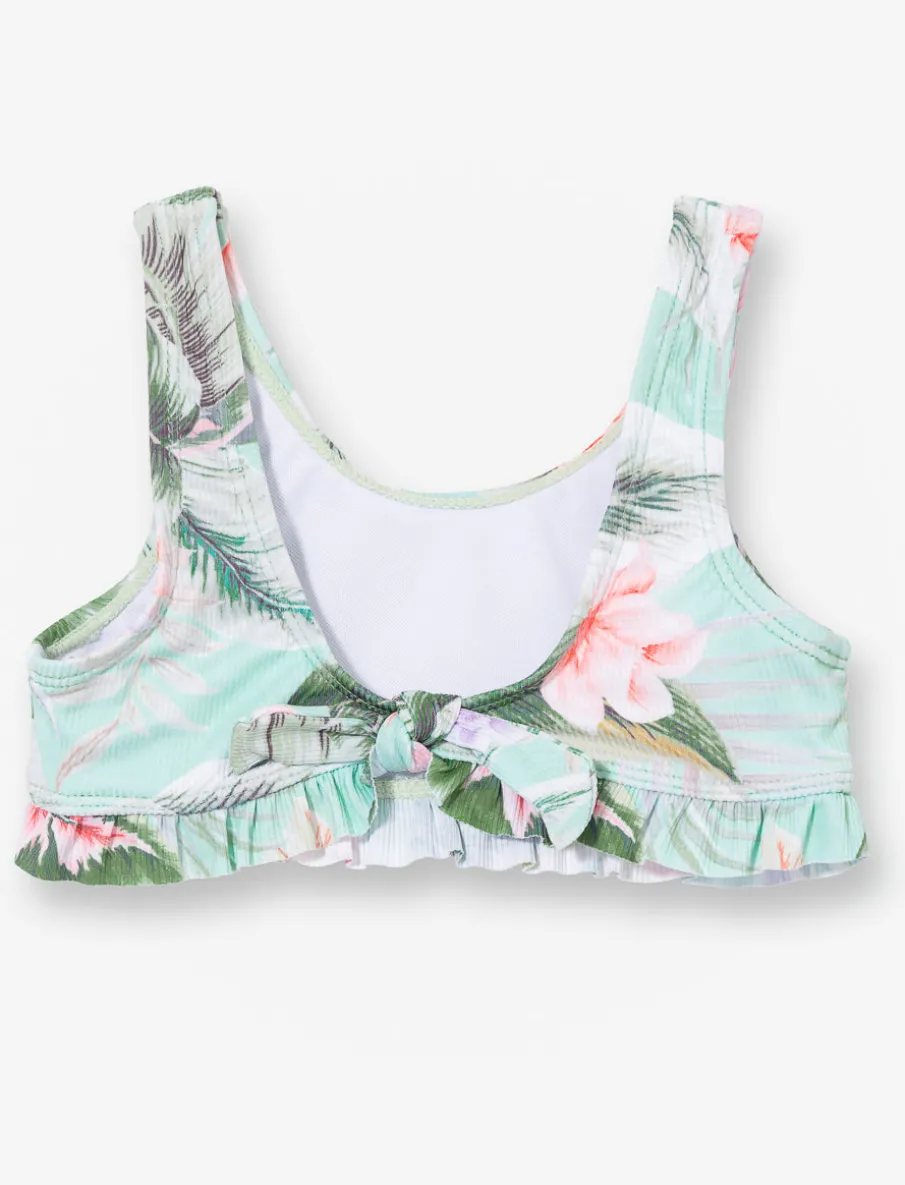 Printed Ruffled 2-piece Swimsuit - Little Girl