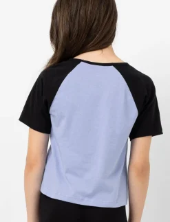 Printed Semi-fitted Raglan T-shirt