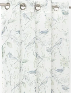 Printed Sheer Curtain Panel