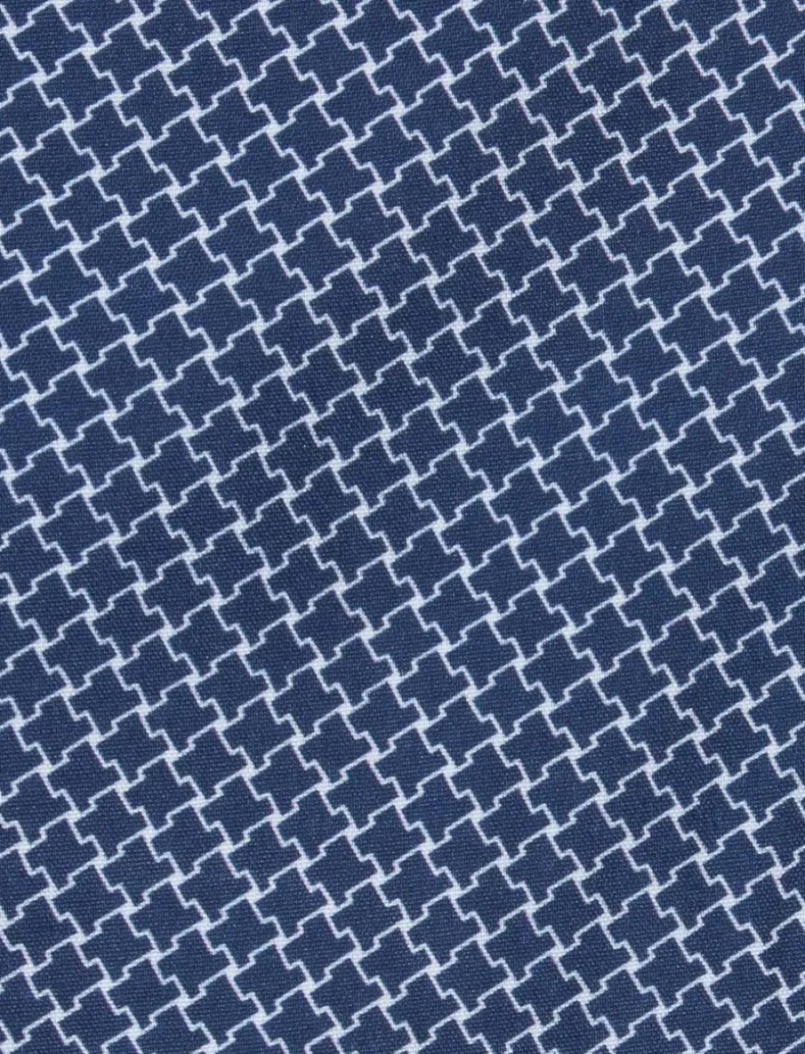Printed Shirt with Matching Tie
